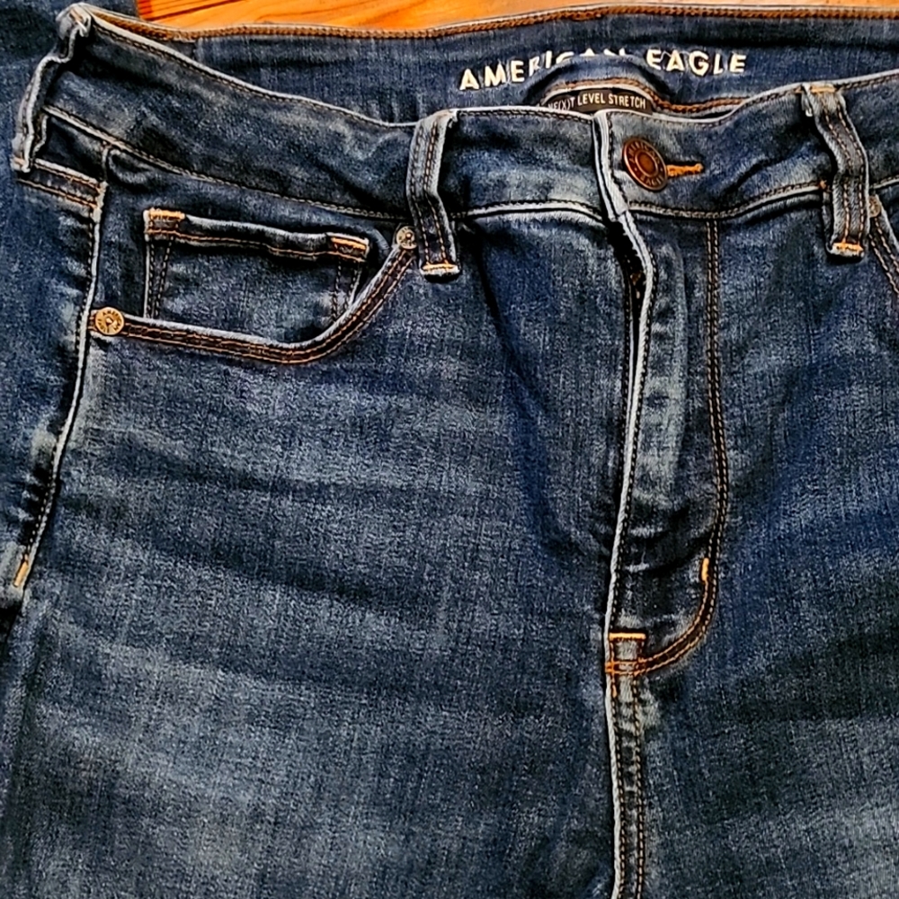 American Eagle High rise skinny kick
